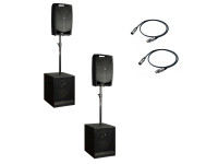Proel Sistema de Som Completo para Bandas, Bares e Música ao Vivo – S12A + V10PRO Proel Sistema de Som Completo para Bandas, Bares e Música ao Vivo – S12A + V10PRO